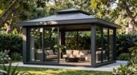 luxury backyard hardtop gazebos