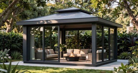 luxury backyard hardtop gazebos
