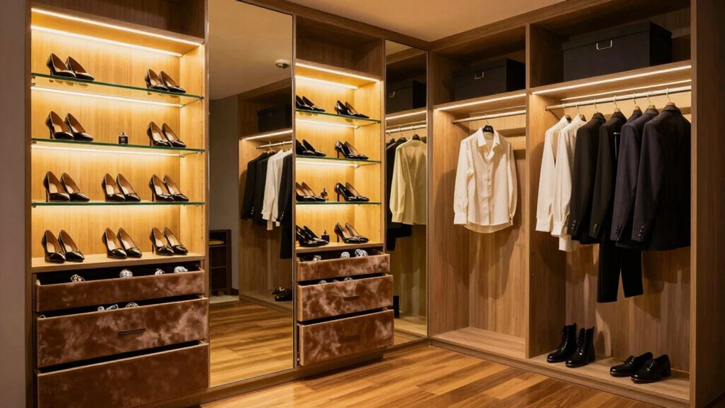 luxury closet organization system