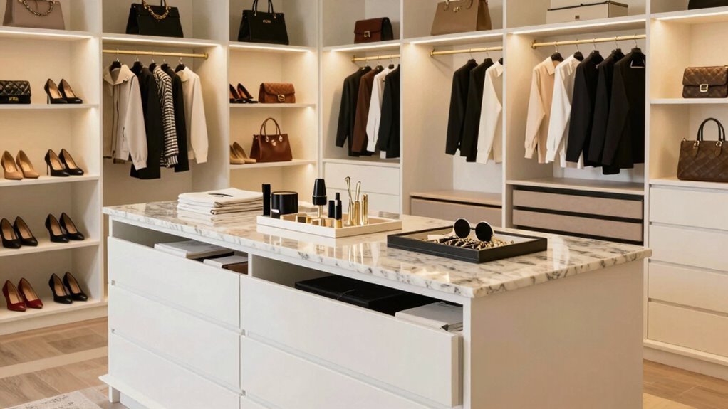 luxury closet organization upgrade