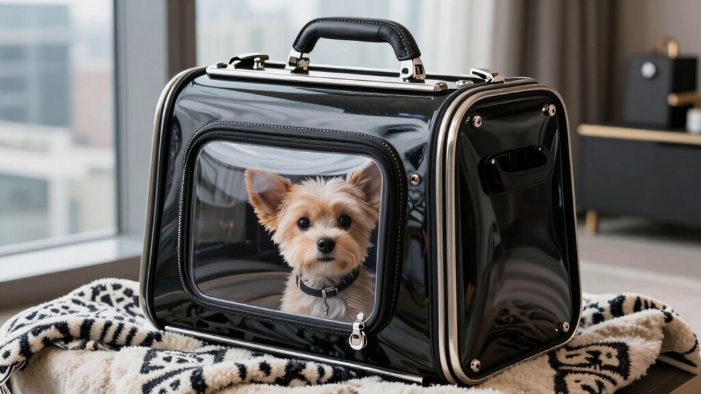 luxury designer pet carriers