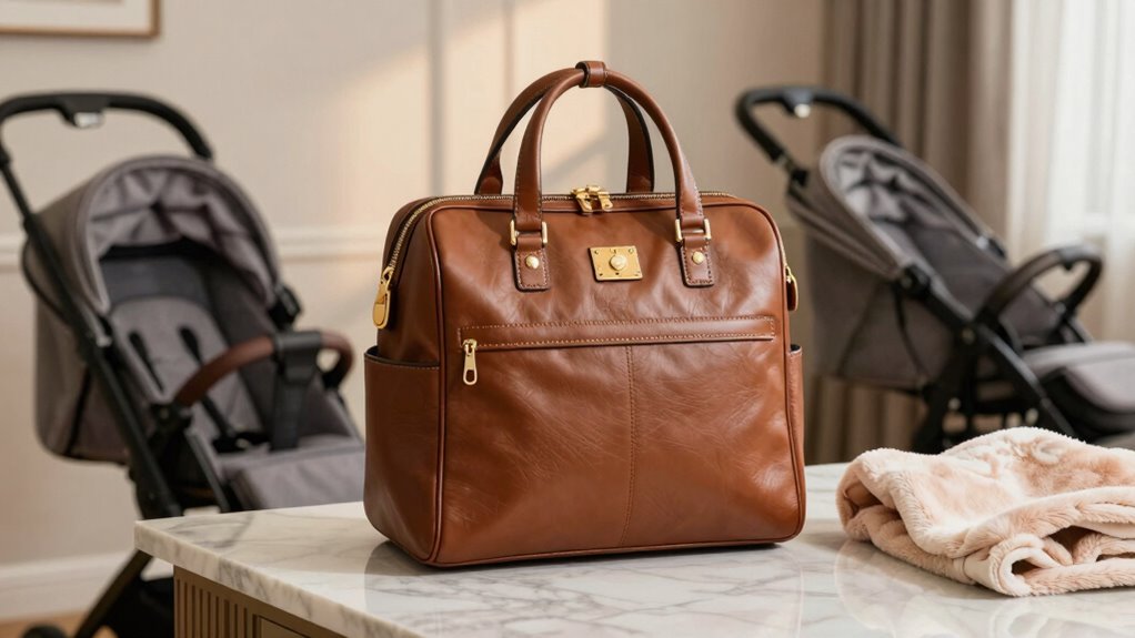 luxury fashion forward diaper bags