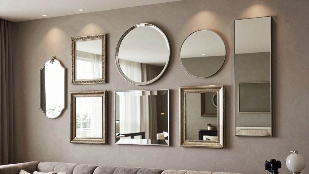 mirrors enhance interior design
