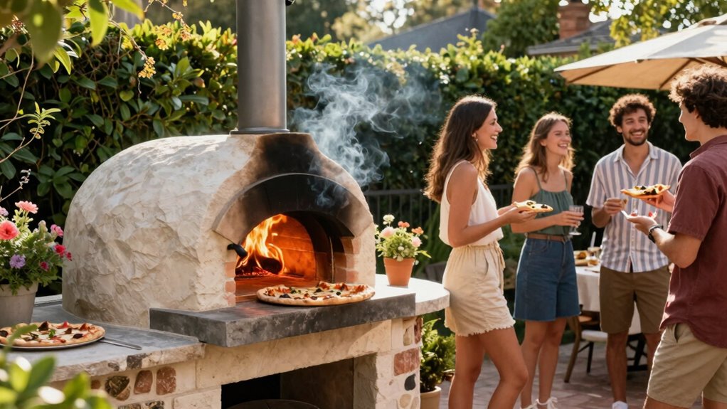 outdoor pizza oven safety