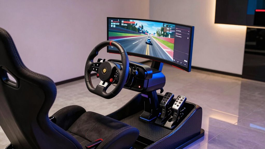 premium racing simulation setup