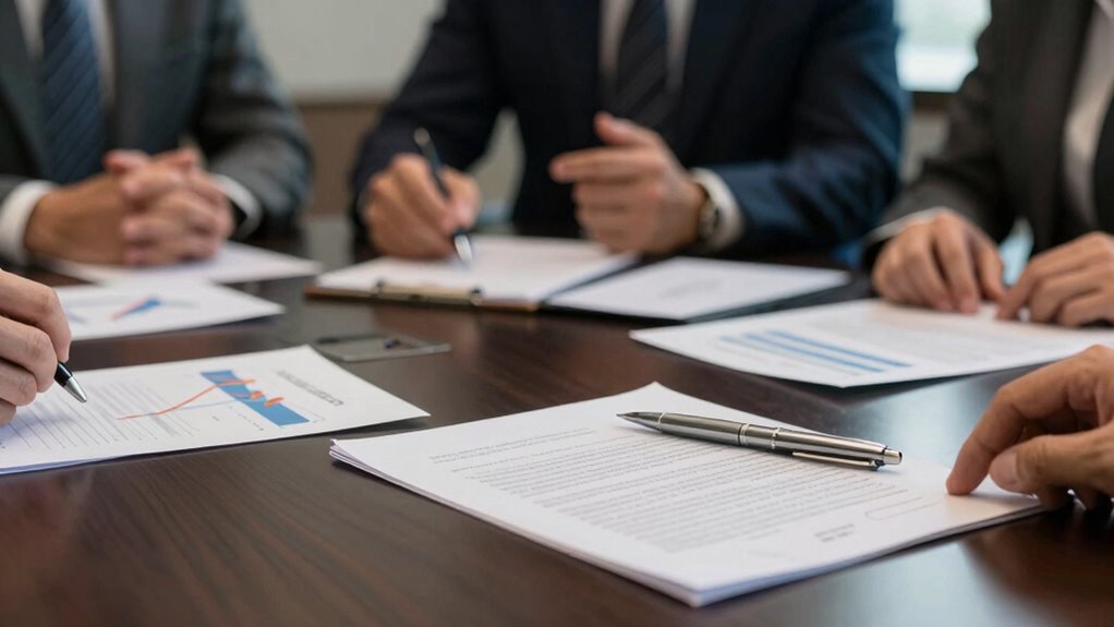 secret financial negotiations