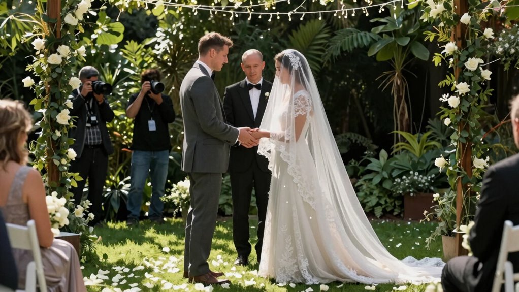 secret wedding fuels media frenzy