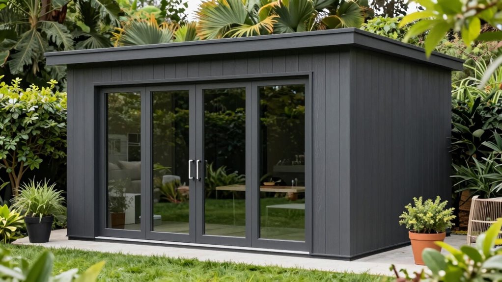 stylish backyard storage solution