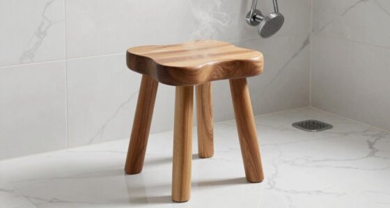 teak shower stools luxury