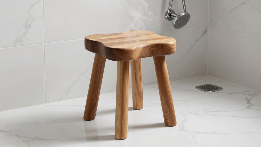 teak shower stools luxury