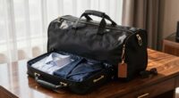 travel garment bags organized