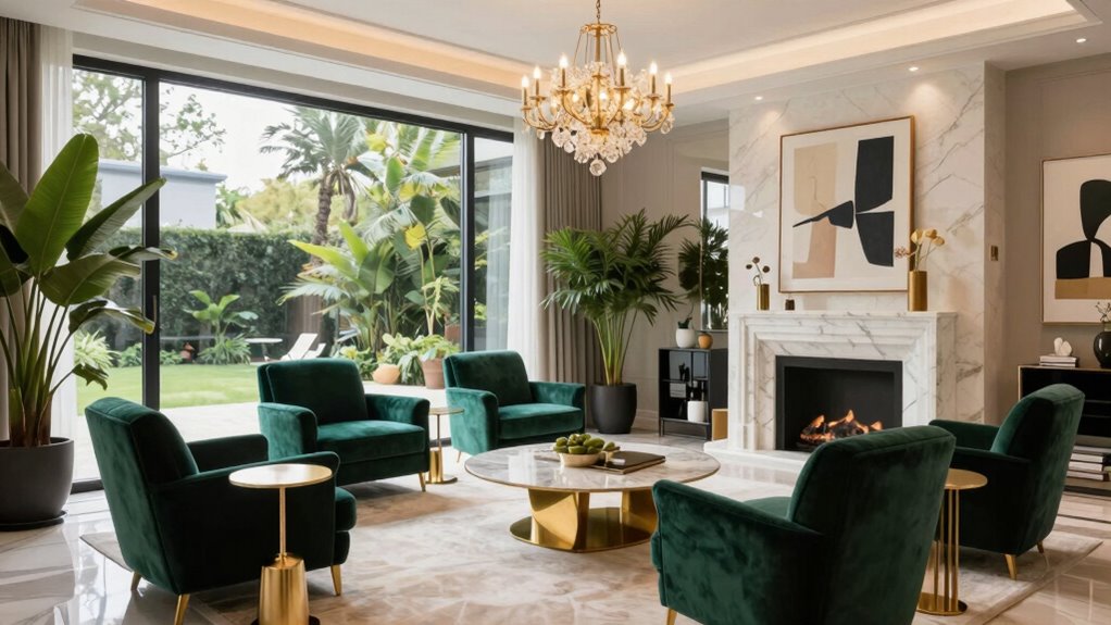 vintage furniture blending styles