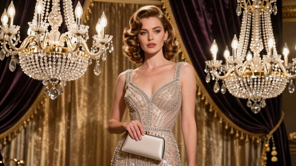 vintage glamour with modern flair