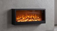 wall mounted electric fireplaces