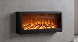 wall mounted electric fireplaces
