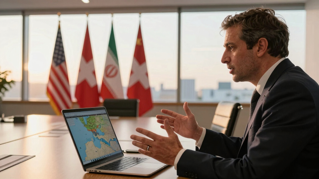 US-Iran talks to begin Sunday in Switzerland as Tehran closes the strait over Lebanon fighting