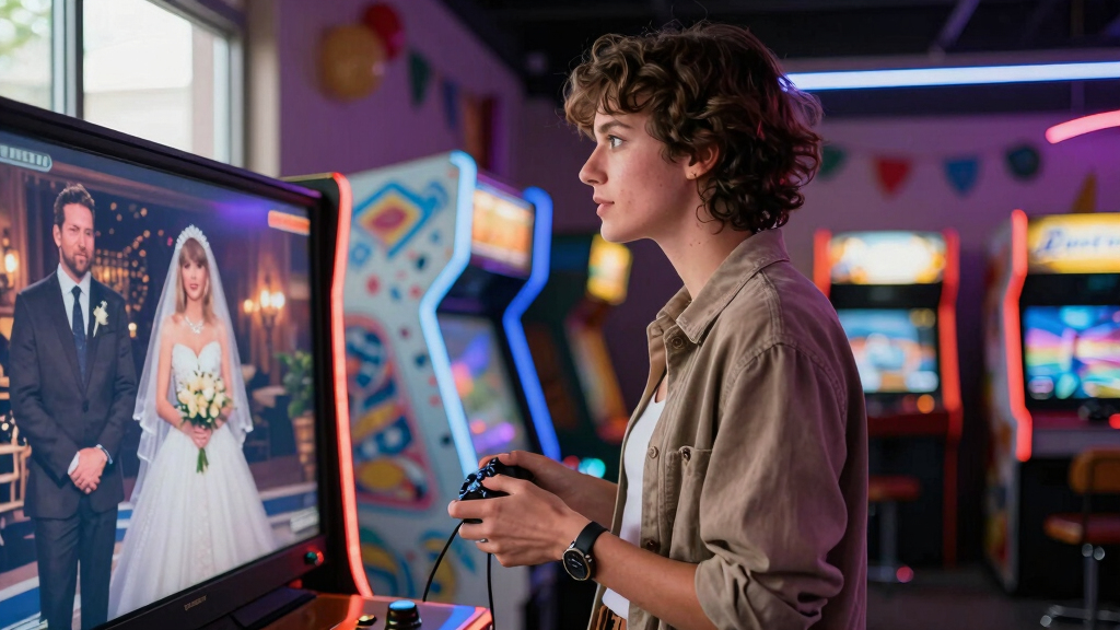 Every wild detail from Taylor Swift and Travis Kelce's MSG wedding — from arcade games and 'JUST&T MARRIED' to an Adam Sandler cameo