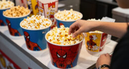 How to get special 'Spider-Man' popcorn buckets for 'Brand New Day'