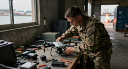 Ukrainian Drone Attack On Russian Port City Kills Four. Fire Reported At Port.
