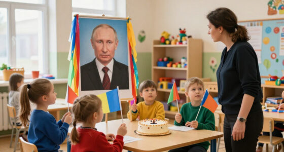 Putin Turns 74 Today. Officials And Kindergarteners Across Russia Were Forced To Wish Him A Happy Birthday.