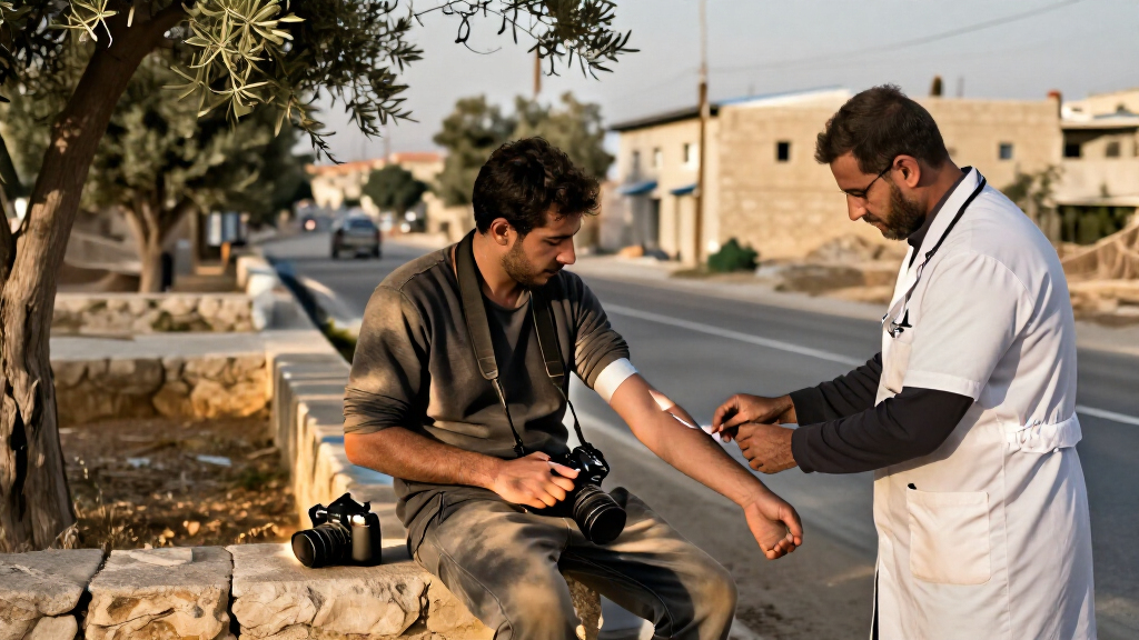 Washington Post Journalist Hospitalized After Israeli Settler Attack On Palestinian Olive Harvest In West Bank | CNN Business